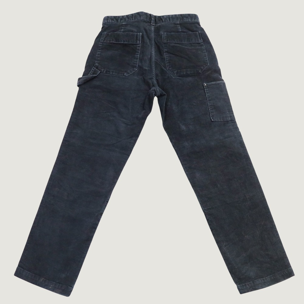 Gap Carpenter Pant Men 28x30 Black Corduroy Double Knee Utility Workwear Pants - Picture 2 of 12